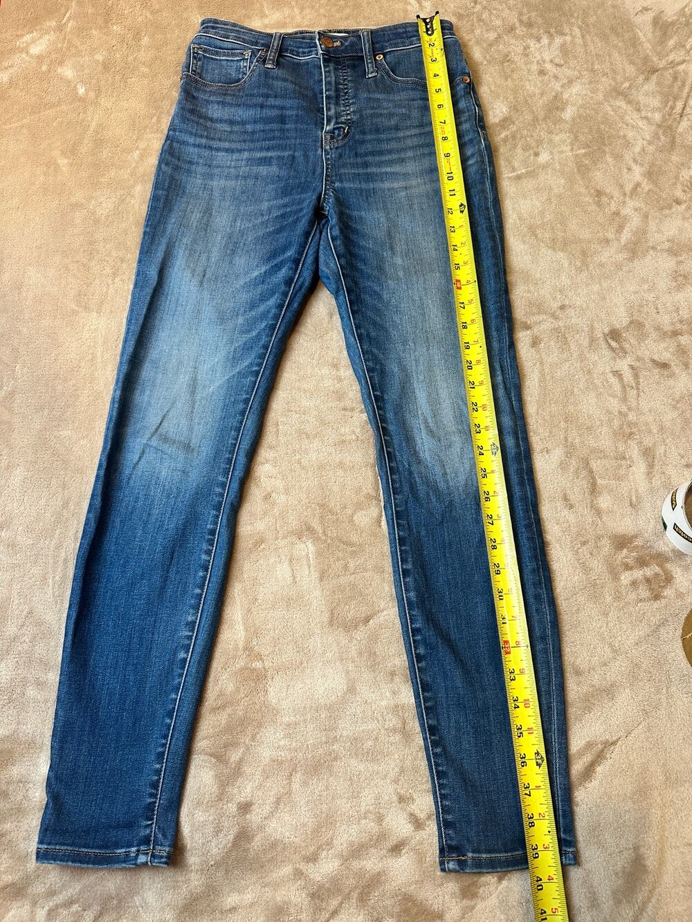 Madewell Curvy High Rise Skinny Jeans Women's 27 Medium Wash